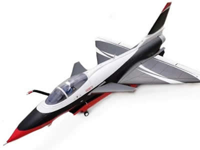 HSD J-10 8kg Turbine Foam PNP smoke turbine Black/Red & White Jet